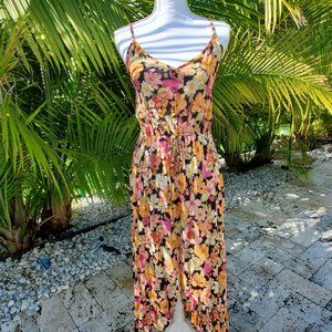 Women's Floral Rayon Dress Medium NWT